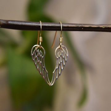 beautifully hand crafted earrings - angel wings at IndiviJewel jewellery store cairns
