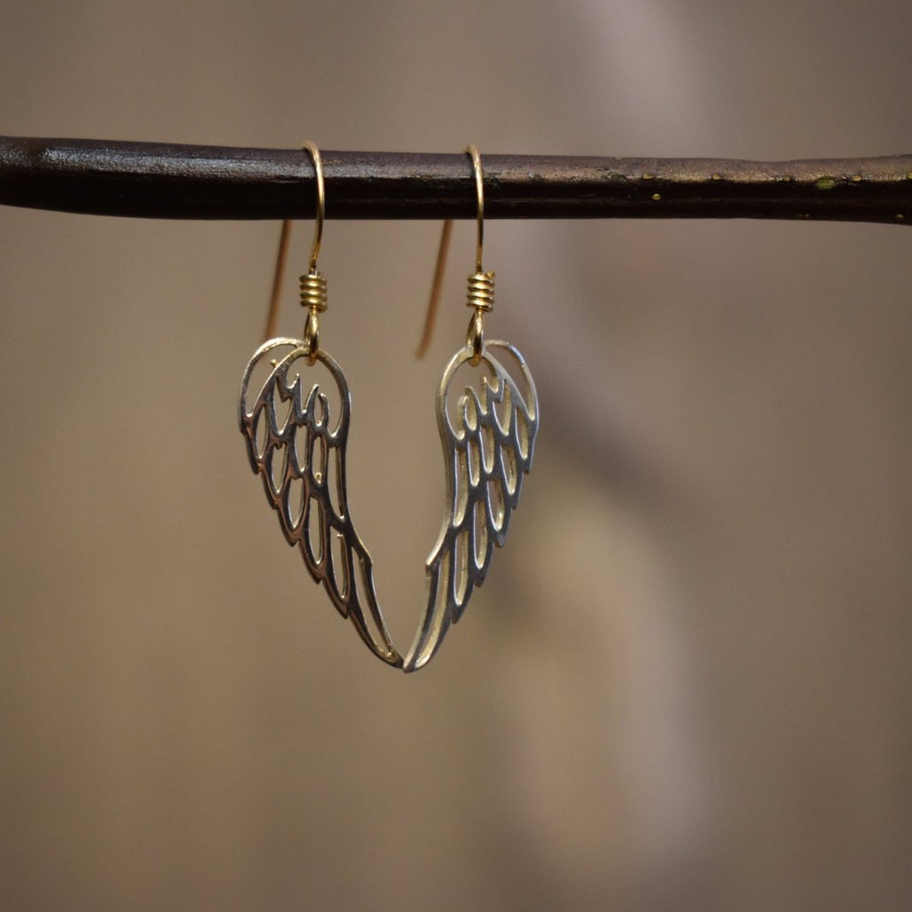 stunning hand crafted earrings - angel wings at IndiviJewel jewellery store cairns