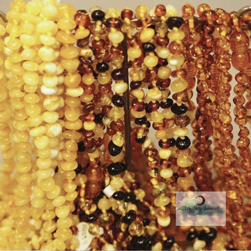 handmade necklace - amber teething necklace - IndiviJewel Cairns jewellery store